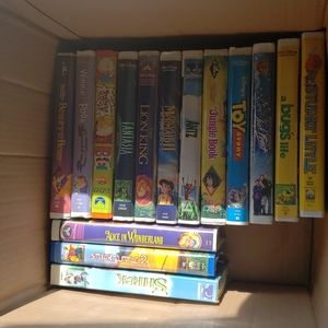 VHS Disney movies
